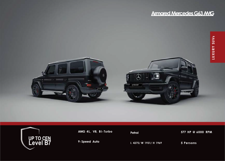 MERCEDES G63 AMG (CEN B7, 577HP)